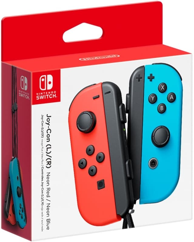 Joy-Con Azul e Vermelho Neon