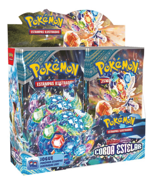 Pokémon TCG Escarlate & Violeta 7: Coroa Estelar - Box 36 Boosters