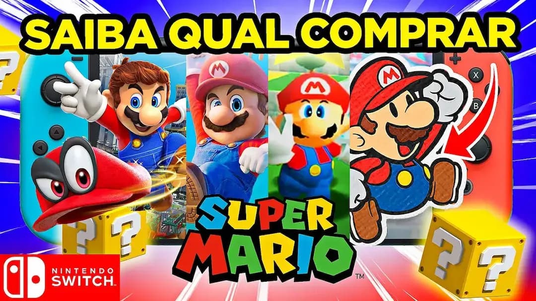 Qual jogo do Mario Escolher?